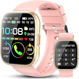 Montre connectée pour hommes et femmes, écran tactile HD 1,83" avec appels, 112+ modes sportifs... chez Amazon Canada