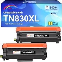 TN830XL TN830 Black Toner Cartridge Compatible for Brother L2640DW, 2 Pack chez Amazon US