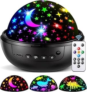 Toddler Toys, 3 Films Night Light Baby Toys, 93 Lighting Night Light Kids | 360° rotation, Remote, 5 Colors+3 Level Brightness, Star... chez Amazon Canada