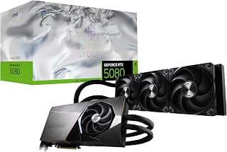 MSI Gaming RTX 5080 16G SUPRIM Liquid SOC Carte graphique (16 Go GDDR7, 256 bits, Extreme Clock 2760 MHz, DisplayPort x 3 2.1a, HDMI... chez Amazon Canada