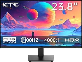 KTC Moniteur de jeu 24 po 1080p, FreeSync 100 Hz avec HDR10, montage VESA, inclinaison réglable, conception ZeroFrame, HDMI, VGA,... chez Amazon Canada