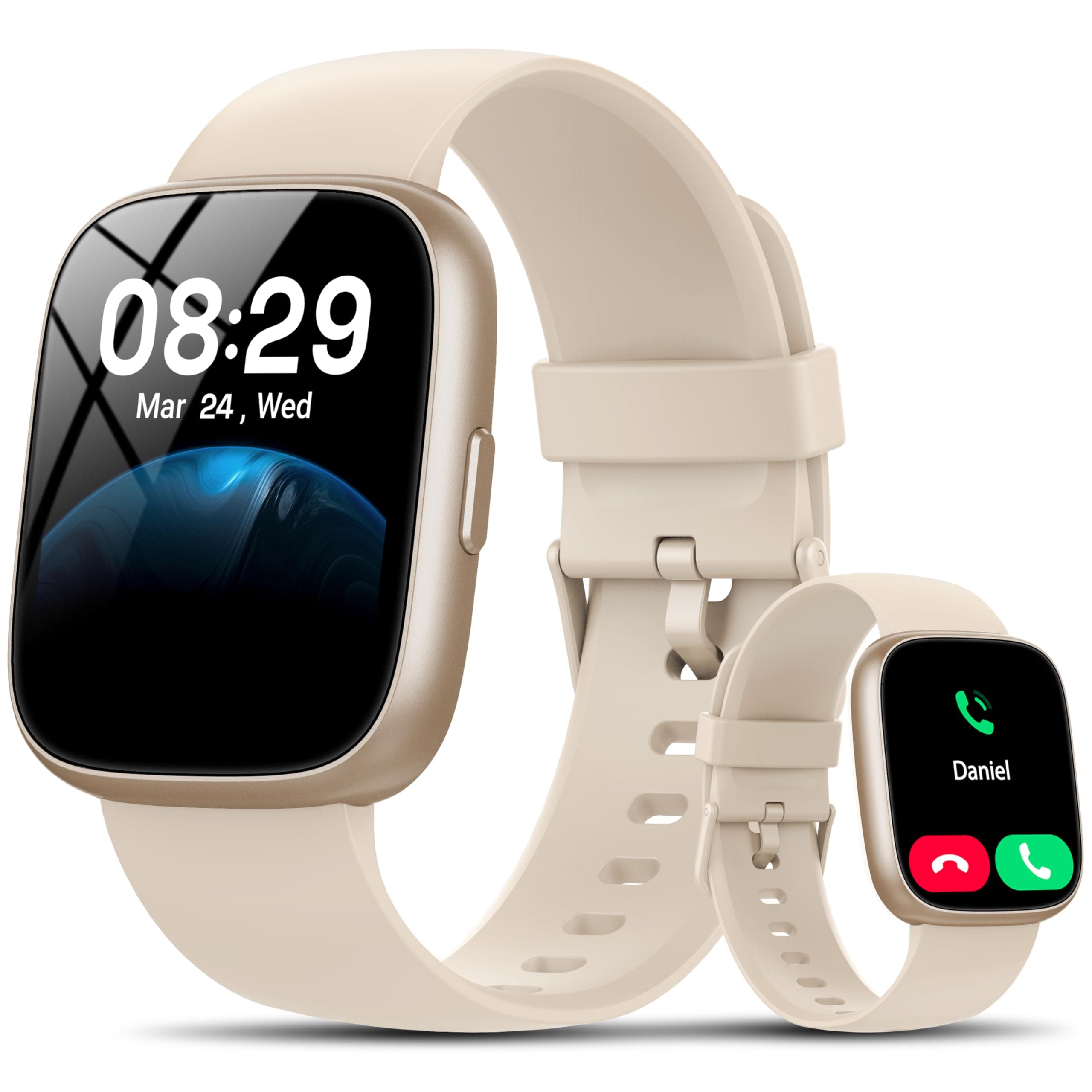 Cillso Smart Watch, Alexa Built-in, 1.83" Bluetooth Calling Fitness Watch | Heart Rate/Sleep Monitor/Stress/Step Counter, 110+ Sports... chez Amazon UK