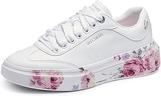 Skechers Women's Cordova Classic-Painted Flora | Synthetic duraleather upper with a lace-up sneaker, Air-Cooled Memory Foam Insole,... chez Amazon US