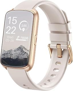 Bracelet montre connectée sport, Smart Watch for Women Men with 24/7 Heart Rate/Blood Pressure/Blood Oxygen... chez Amazon Canada
