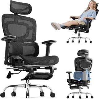 Fauteuil de bureau ergonomique,Fauteuil de bureau ergonomique with Tilt Function,Mesh Fauteuil de bureau ergonomique... chez Amazon Canada