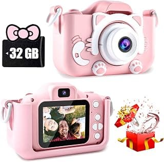 CIMELR Appareil photo pour enfants de 3, 4, 5, 6, 7, 8, 9, 10, 11, 12 ans, appareil photo numérique pour tout-petits avec vidéo,... chez Amazon Canada