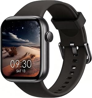 Montre connectée pour hommes et femmes, appels Bluetooth, écran tactile HD 1,85", 140+ modes sportifs, rythme cardiaque... chez Amazon Canada