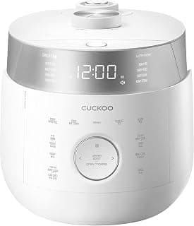 CUCKOO CRP-LHTR1009F | rice cooker 10 Cup (Uncooked) Twin Pressure Induction Heating Cooker | 16 Menu Options:... chez Amazon Canada
