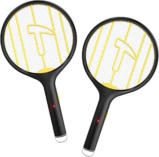 Endbug 2 Pack Fly Swatter, Hangable Mosquito Zapper, 3000V Handheld Bug Zapper Racket, Fly Zapper Electric Fly Swatter for Indoor &... chez Amazon Canada