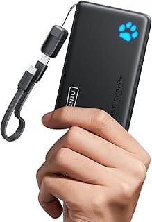 INIU 45W Fast Charging Power Bank, Smaller 10000mAh Travel Portable Charger | Flight-Safe, Detachable USB C Cable, Travel Essential,... chez Amazon Canada