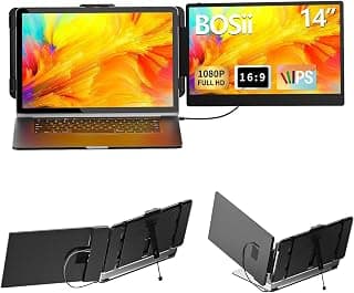 BOSII Laptop Screen Extender Monitor - 14 Inch Dual IPS FHD 1080P HDMI/USB-A/Type-C Extended Portable Monitors for Laptops (Maximum... chez Amazon Canada