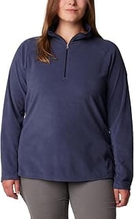 Columbia Women's Glacial IV Half Zip Fleece Jacket, Nocturnal, 1X | Why We Like The Glacial Fleece IV 1/2-Zip Top chez Amazon US