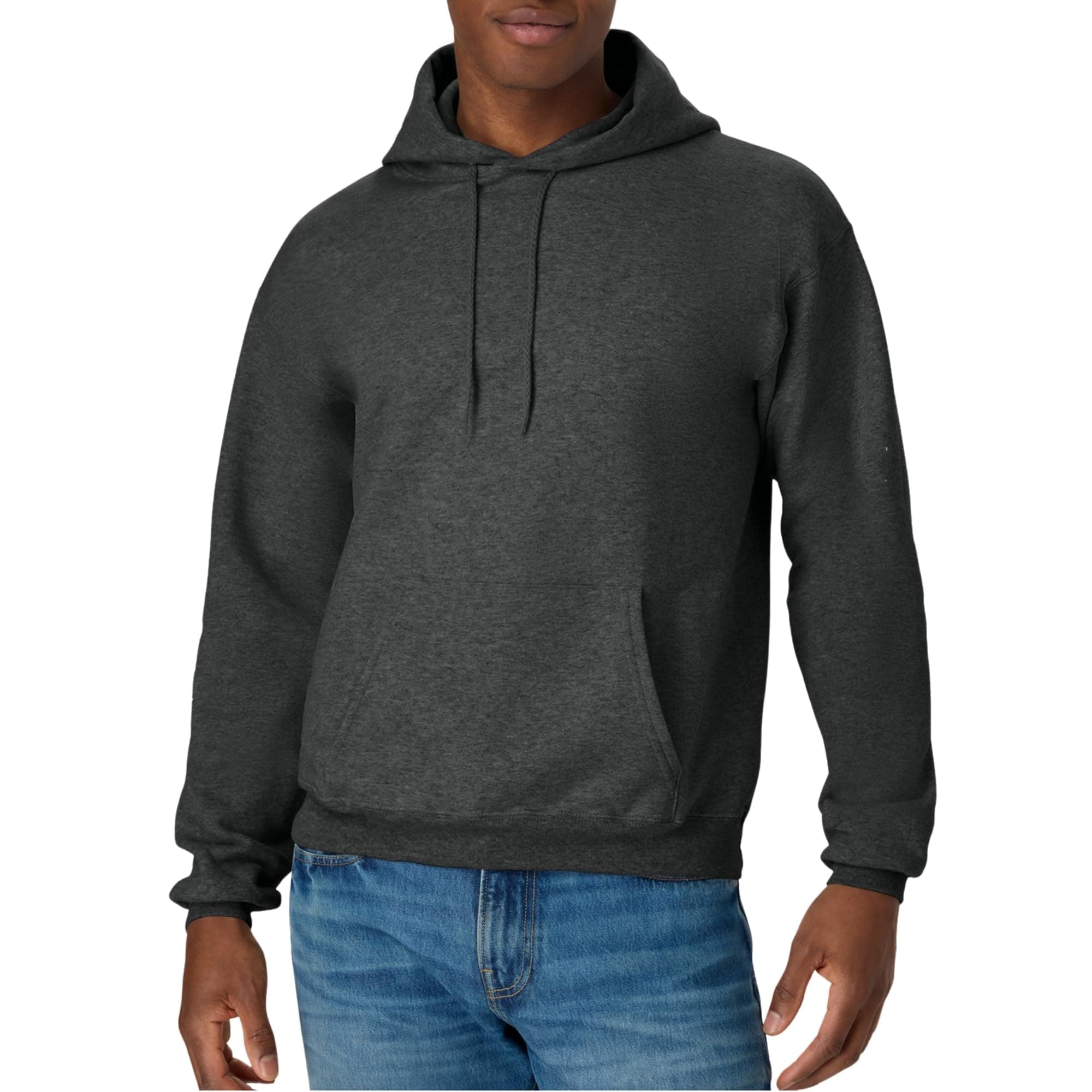 Hanes Men's Hoodie - EcoSmart Fleece Hooded Sweatshirt for Men & Women - Midweight Fleece - Big & Tall Available chez Amazon US
