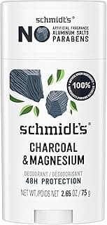 Schmidt's Déodorant 48h sans aluminium au charbon et magnésium avec 100 % d'ingrédients d'origine naturelle 75 g | Made in Canada.... chez Amazon Canada