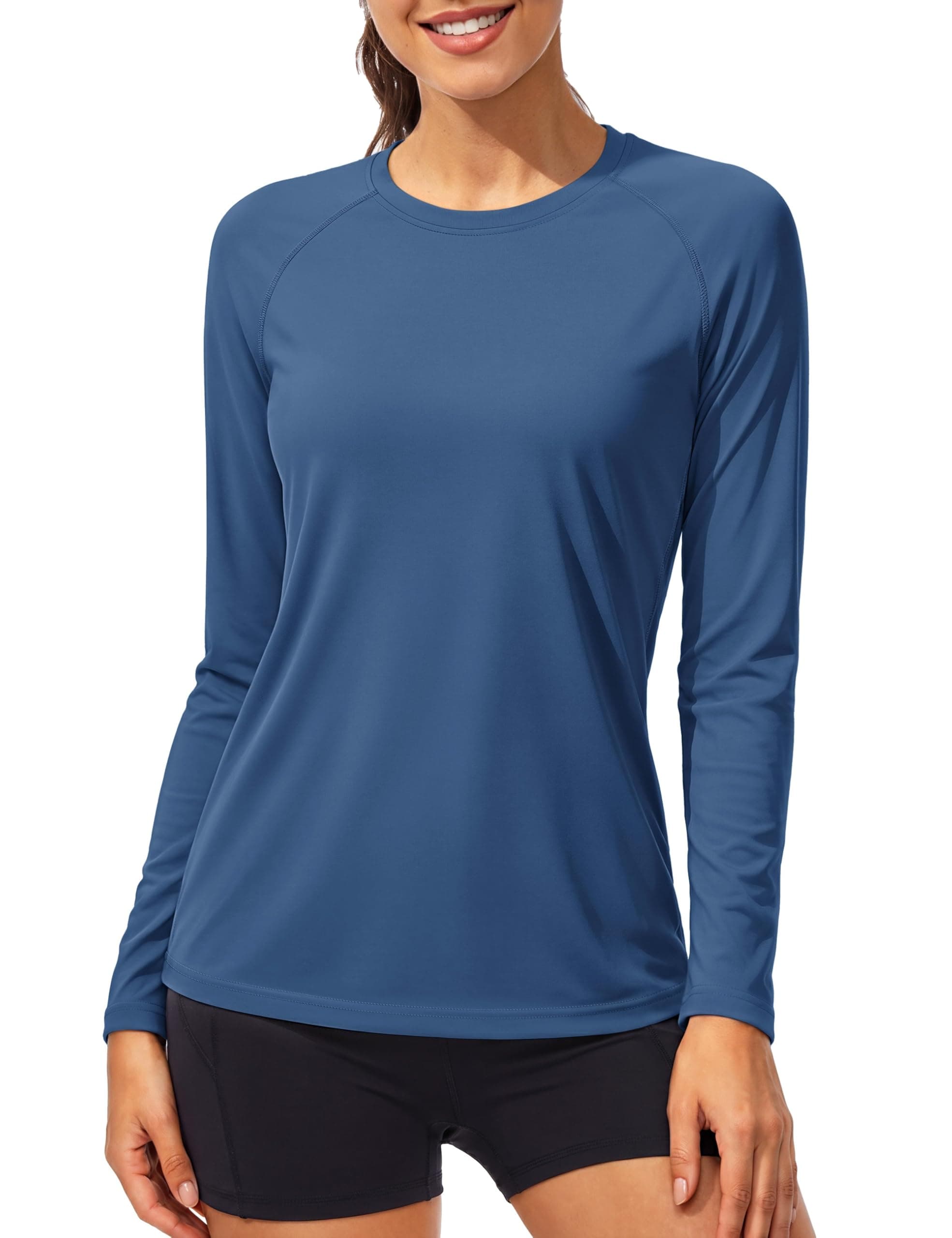 TACVASEN Womens Long Sleeve Tops UV Sun Protection Shirt UPF 50+ Outdoor Performance T-Shirt