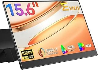 EVICIV 15.6" 1080P Portable Monitor, IPS Screen for Laptop/PC/Game Console | 125% sRGB FHD, 350Nit 2000:1 Contrast, Eye Care Display,... chez Amazon Canada