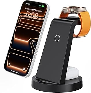 Station de charge 3 en 1 pour iPhone, chargeur sans fil pour iPhone 16 15 14 13 12 11 chez Amazon Canada