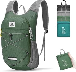 SKYSPER Foldable Hiking Backpack 10L/15L Small Lightweight Travel Daypack