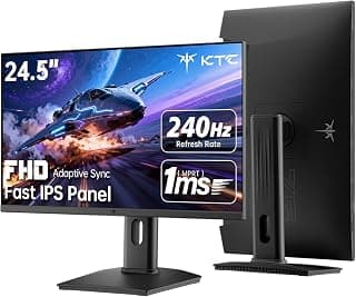 KTC 24.5 Inch 240Hz Gaming Monitor, FHD 1080P 1ms Computer Monitor, H25T7-3 | PC Monitor with Fast IPS Panel, Adaptive-Sync, HDR400,... chez Amazon Canada