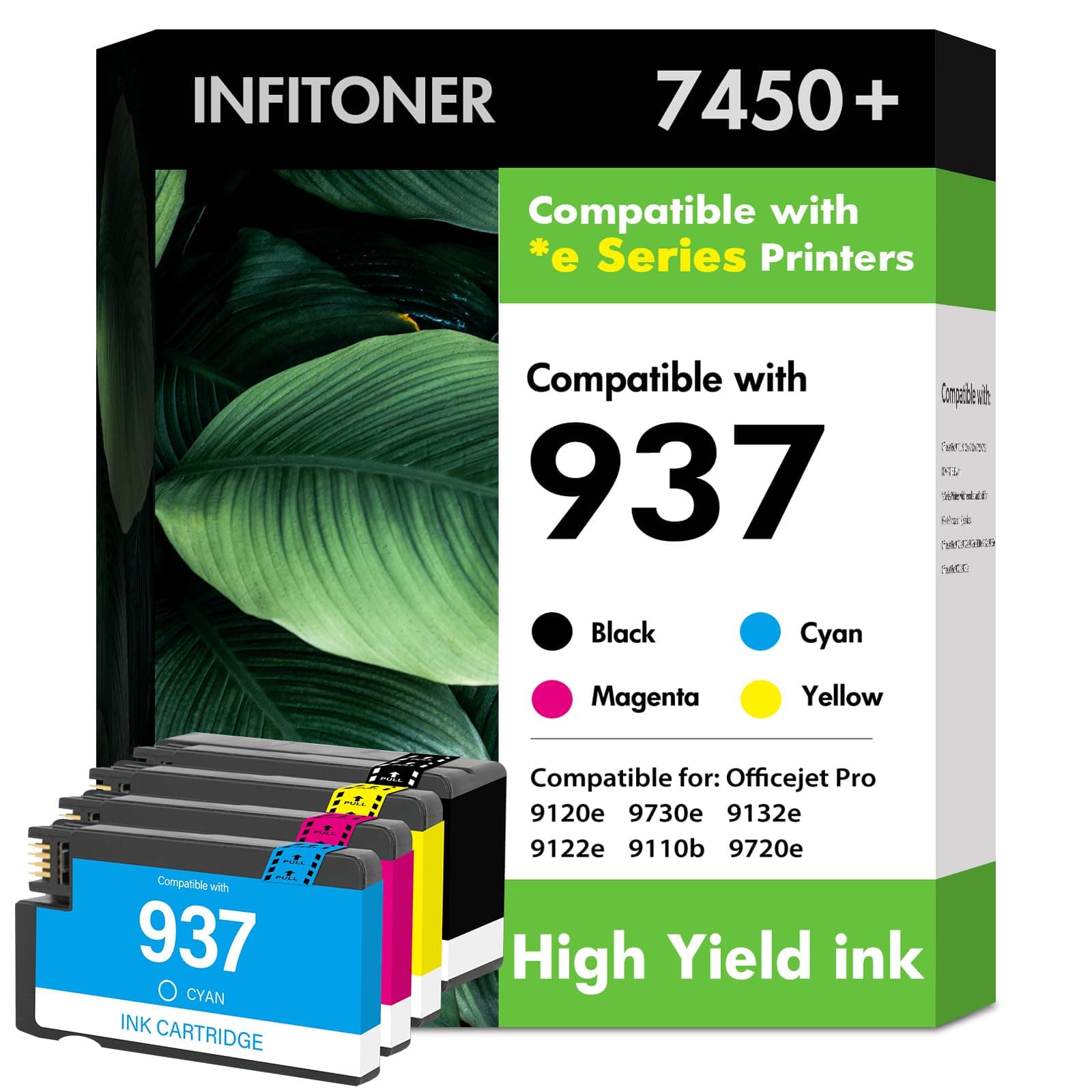 937 937XL 9720e 9730e 9132e Ink Cartridges Multipack for HP chez Amazon UK