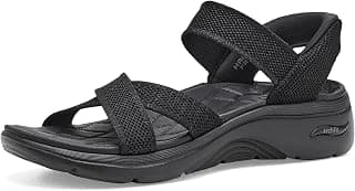 Skechers womens Hands Free Slip-ins Go Walk Arch Fit 2.0 Sandal - Francesca chez Amazon US