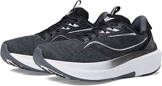 Saucony Women's Echelon 9 Sneaker, Black/White, 5 X-Wide chez Amazon US