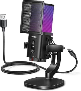 UGREEN USB Gaming Microphone for Streaming, Chat, 24bit/96kHz Condenser Mic chez Amazon US