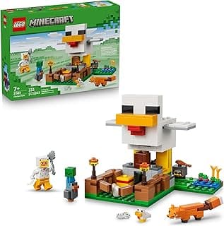 LEGO Minecraft Chicken Farm Building & Pretend Play Toy for Boys & Girls - Jeu vidéo et figurines pour enfants, à partir de 7 ans -... chez Amazon Canada