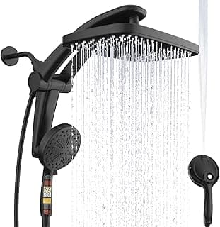 12-Inch High Pressure Rain Shower Head with Handheld Spray Combo, Magnetic | Dual shower heads; one-piece bracket... chez Amazon Canada