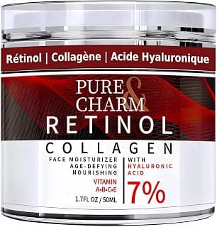 Retinol Face Cream with Hyaluronic Acid & Collagen – Lightweight Hydrating Face Moisturizer for Face, Neck & Décolleté,... chez Amazon Canada