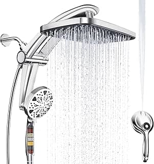 12-Inch High Pressure Rain Pommeau de douche haute pression with Handheld Spray Combo, Magnetic | Dual Pommeau de... chez Amazon Canada