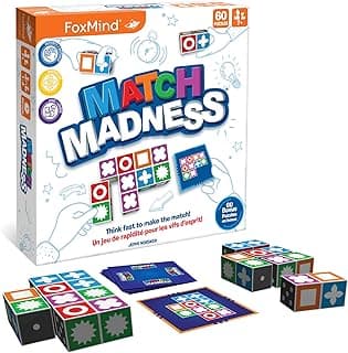 FoxMind Games: Match Madness, Family Jeu de société familials for Kids Ages 7 and up, Teens, and Adults. Pattern Block... chez Amazon Canada