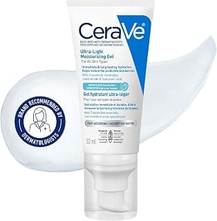 CeraVe Ultra-Light Moisturizing Gel Cream with Ceramides, 52mL | Lightweight Face Moisturizer with Ceramides,... chez Amazon Canada