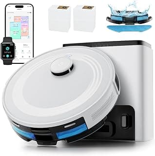 Lefant Robot Vacuum and Mop,75-Day Self-Emptying,6000Pa Powerful Suction,Customized Cleaning,Home Mapping,140 Min... chez Amazon Canada