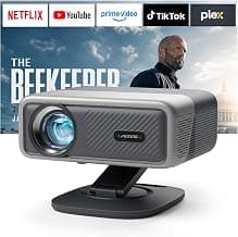 AuKing 5000 ANSI & 70W Dolby 4K Outdoor Projector with Auto Focus