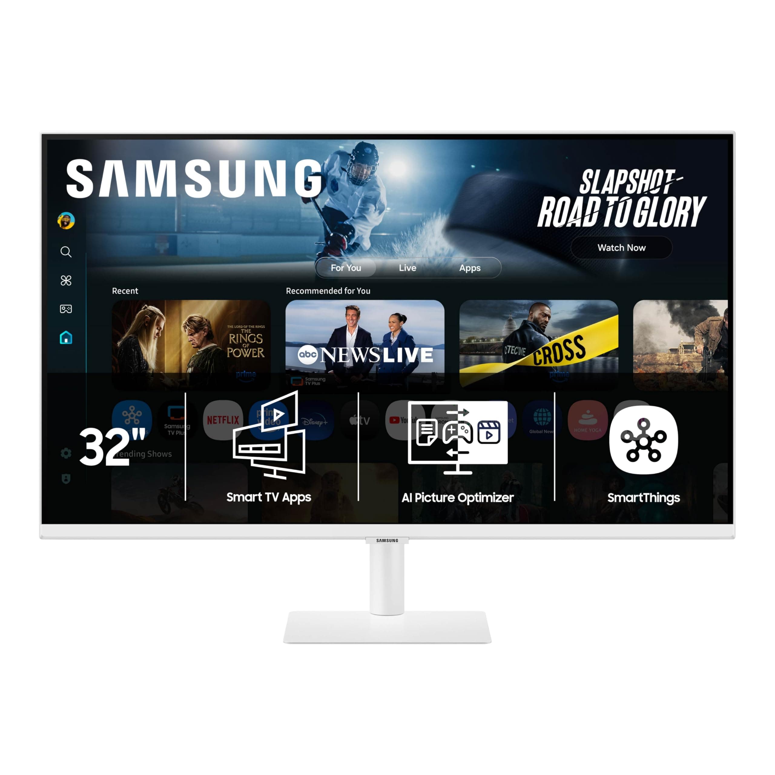 Samsung 32” Smart Monitor M7 (M70F) 4K UHD Display, chez Amazon US