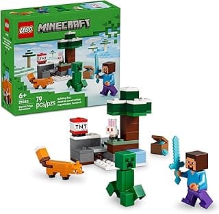 LEGO Minecraft Steve’s Taiga Adventure Building Toy for Boys & Girls - Video Game Playset & Toy Figures for Kids, Ages 6 + - W/2... chez Amazon Canada