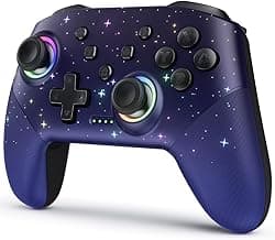 Voyee Switch Controller, LED Star Wireless Pro Controllers Compatible with Switch 2/Lite/OLED, Multi-Platform Windows PC with 9 Colors... chez Amazon Canada
