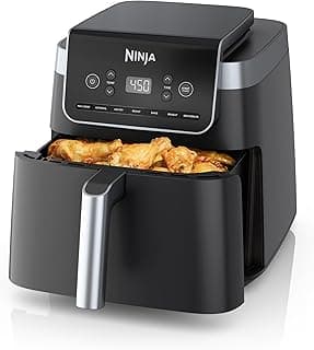 Ninja Air Fryer Pro XL, 6.5 Qt/6.2L, 7-in-1, Grey, AF182AMZC | Max crisp, broil, air fry, roast, bake, reheat,... chez Amazon Canada