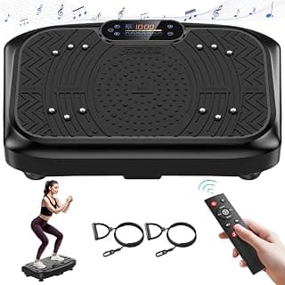 Vibration Plate Exercise Machine, 450 Lbs Capacity Vibrating Plate | 199 Adjustable Speed, P1-P7 Auto Mode Vibration Pad, Full Body... chez Amazon Canada