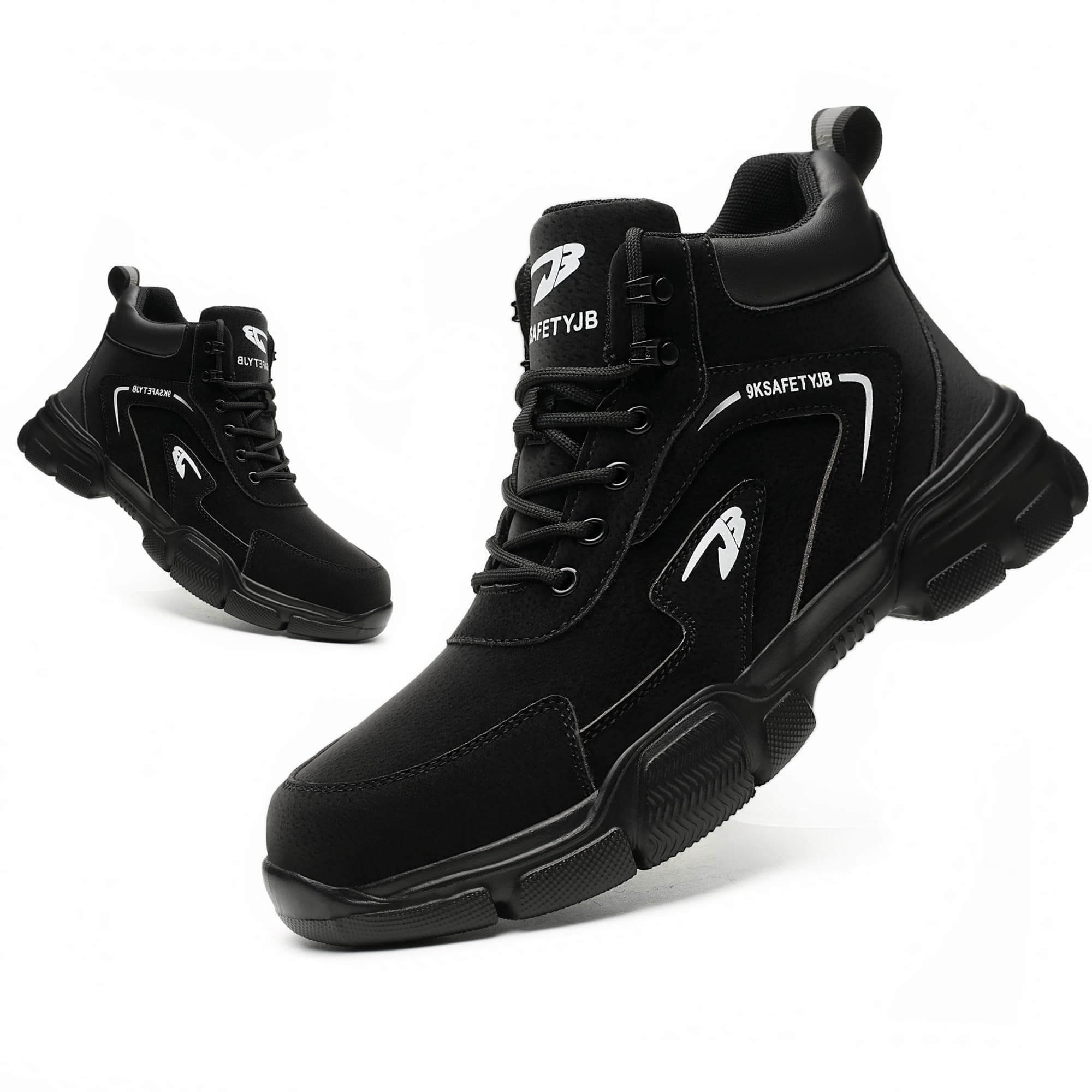 ZSDZSZ Steel Toe Cap Boots Mens Waterproof Safety Boots Women Lightweight Safety Trainers Non Slip Work Boots chez Amazon UK