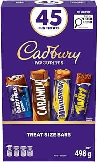 Cadbury Assortiment de chocolat de la taille d'une friandise 45 ct chez Amazon Canada