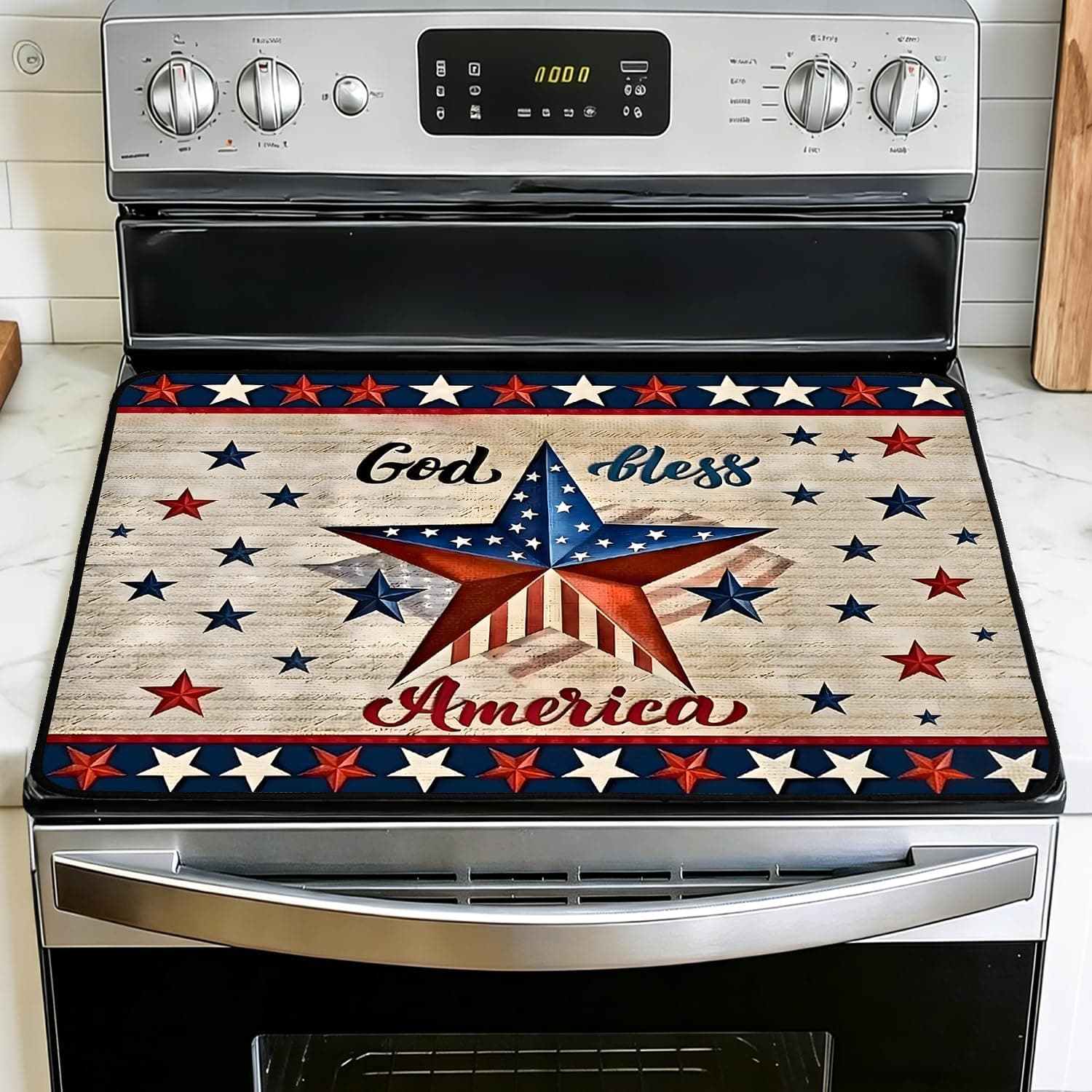 Stove Top Covers for Electric Stove, American Flag chez Amazon US