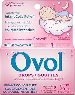 Gouttes Ovol - Soulagement rapide et doux des coliques infantiles, 30 mL | Soulagement rapide et doux des coliques infantiles pour les... chez Amazon Canada