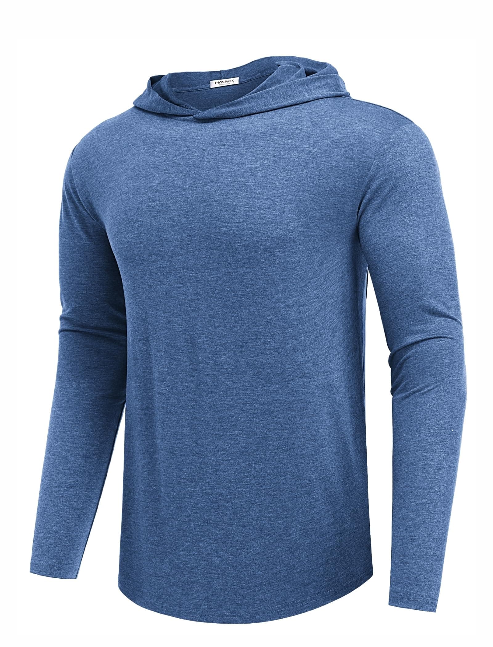 PINSPARK Men's Lightweight Pullover Hoodie Long Sleeve Sweatshirt | Athletic performance for golf, gym, daily workout & activewear