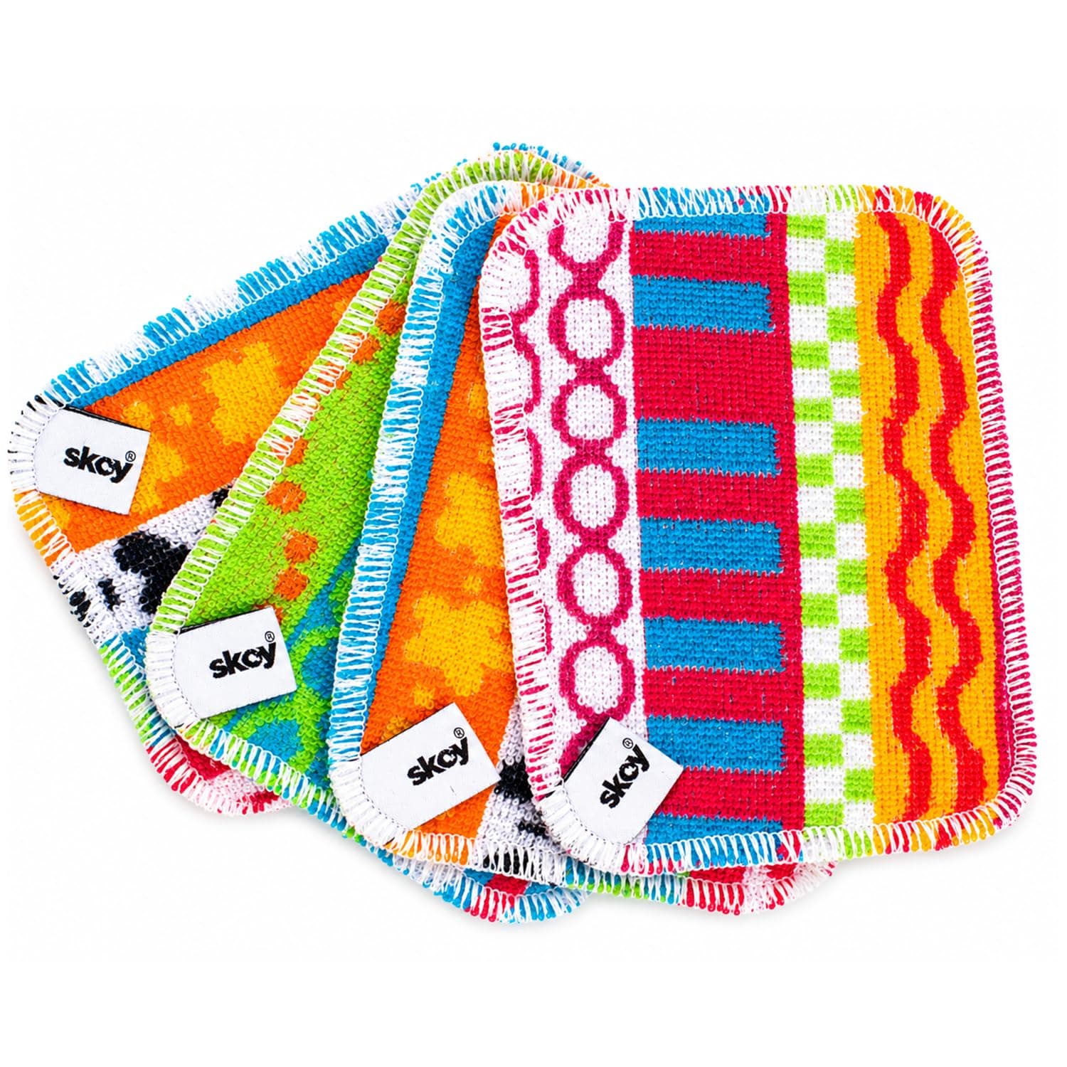 Skoy Scrub, 4-Pack Reusable, Non-Scratching Dish Scrubber for Kitchen and Household Cleaning, Planet-Friendly, Dishwasher Safe Soft... chez Amazon US