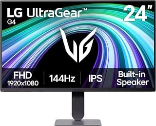 LG Ultragear™ G4 61 cm 144Hz FHD IPS Moniteur de jeu, 24G414B avec sRGB 99% (Typ.), HDR 10, 1ms MBR, inclinaison, support réglable en... chez Amazon Canada