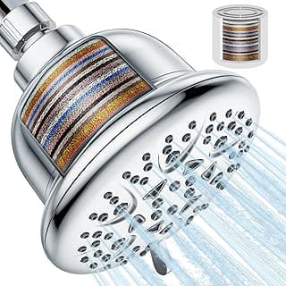 Filtered Pommeau de douche haute pression, High Pressure 7 Spray Modes Chrome | Pommeau de douche haute pression with... chez Amazon Canada