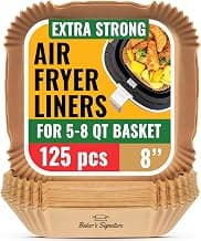 Doublures pour friteuse à air, 125 pièces de doublures jetables en papier parchemin – Antiadhésives et résistantes à l'huile pour un... chez Amazon Canada