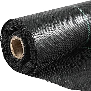 VEVOR Tissu de barrière contre les mauvaises herbes de 1,8 m x 91,4 m de qualité supérieure, très résistant, 68 g, tissu tissé... chez Amazon Canada
